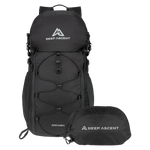 Front and packed views of the Ancash Packable Daypack.