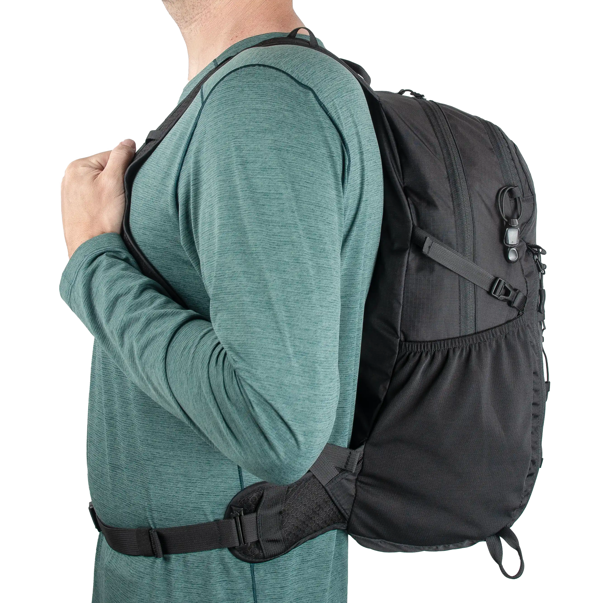 Versatile packable hiking and travel backpack. 