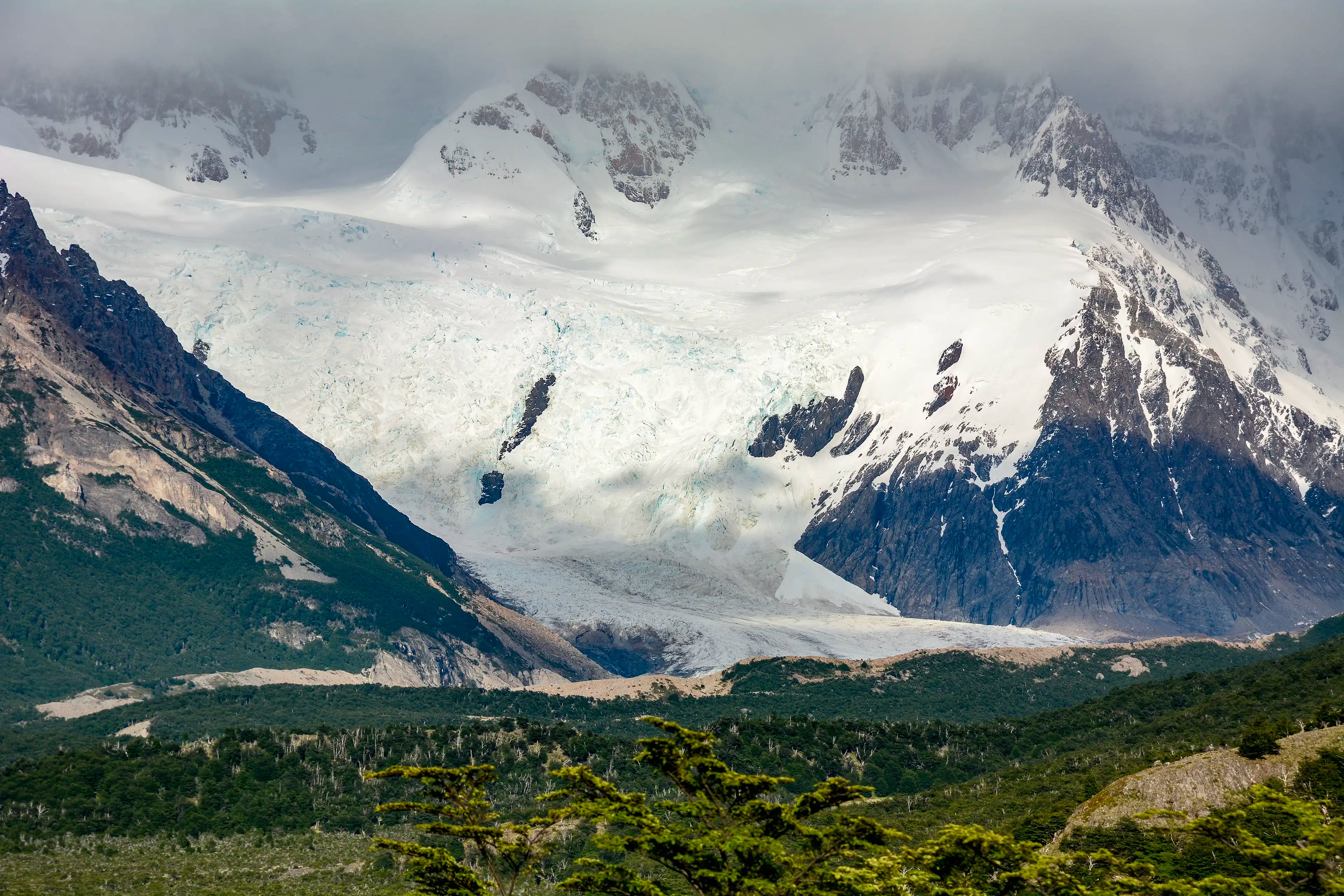 A view of Cerro Torre in El Chaltén, Argentina.