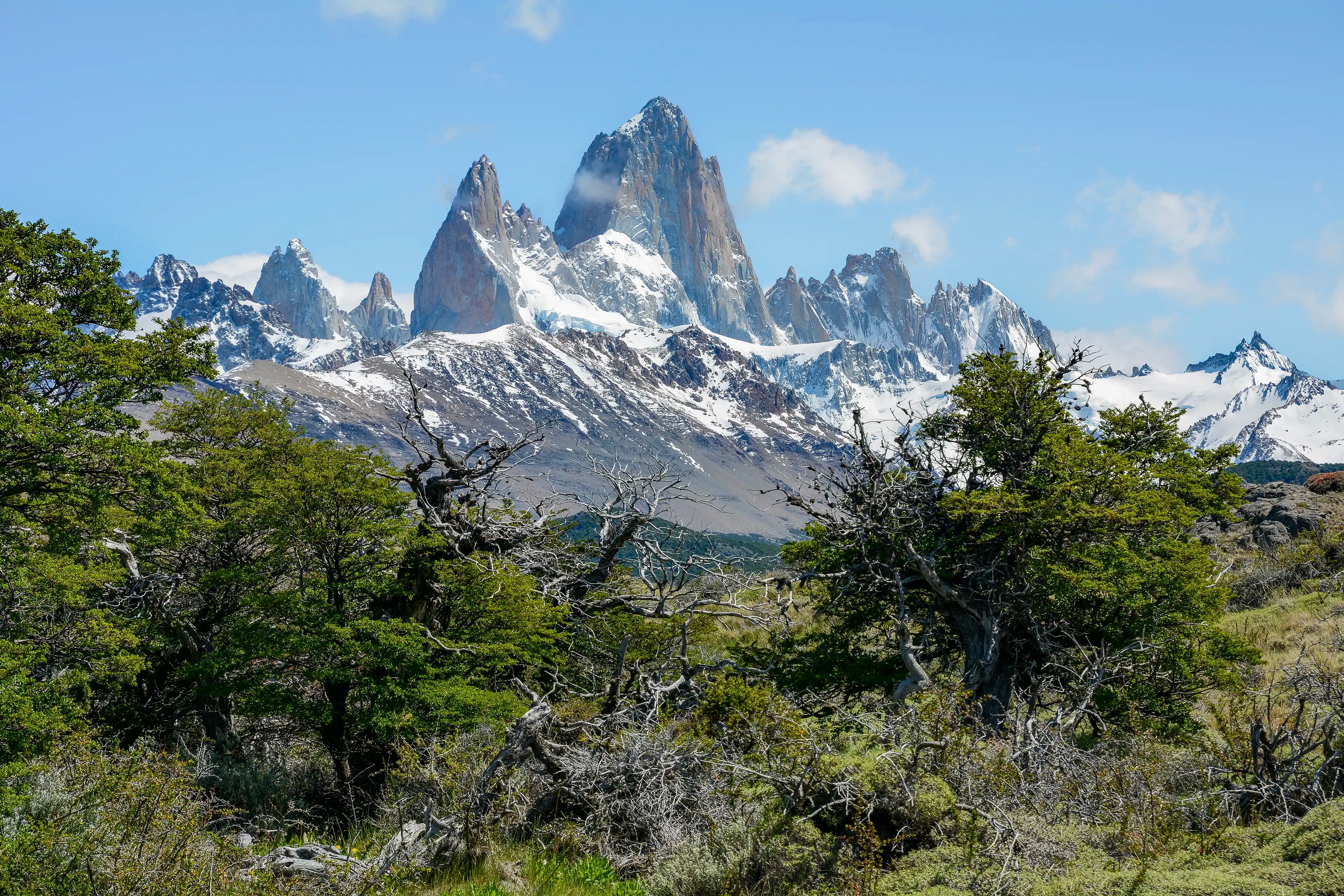 A view of Fitz Roy in El Chaltén, Argentina.